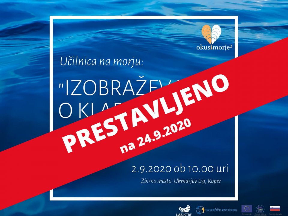 PRESTAVLJENO: UČNA DELAVNICA NA MORJU - izobraževanje o klapavicah