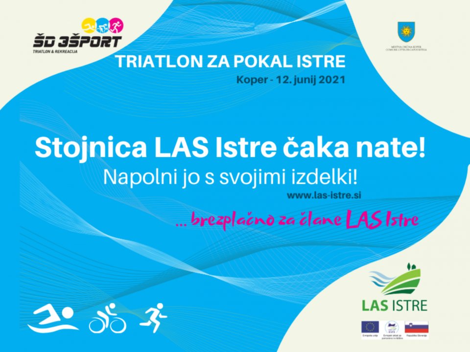 BI IMELI STOJNICO NA TRIATLONU ZA POKAL ISTRE 2021? ZA ČLANE JE BREZPLAČNA!