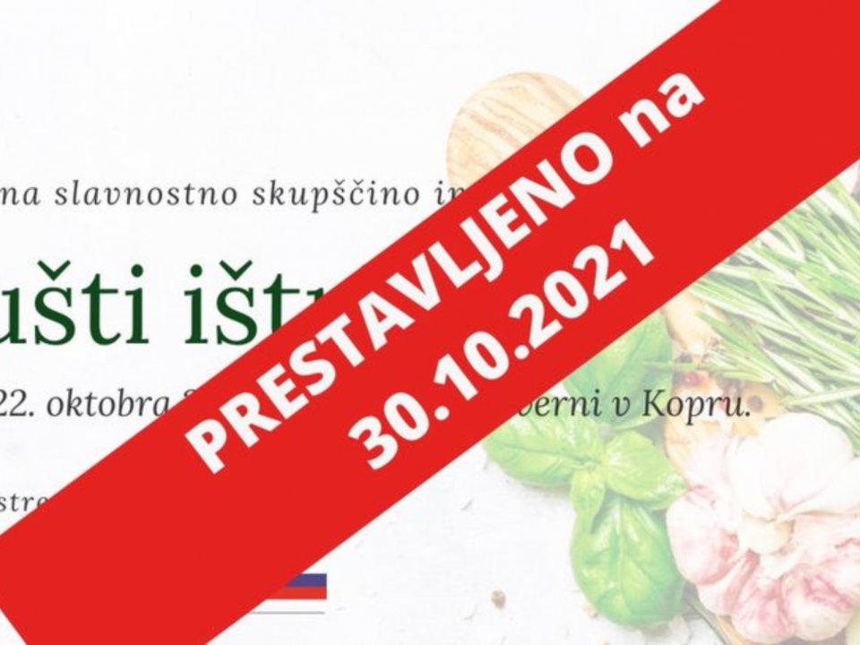 Slavnostna skup&scaron;čina LAS Istre in dogodek "Gu&scaron;ti I&scaron;trijani"